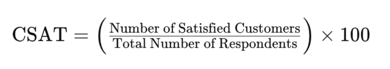 csat formula orlig crm